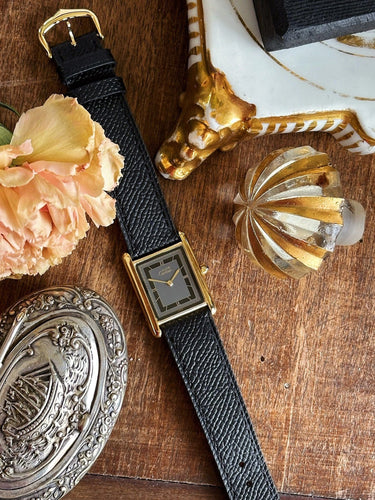 Montre CARTIER - Montre Tank Must 681006 cadran gris boitier vermeil 58 Facettes