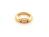 Bague 53 bague CHAUMET jonc etoile gm 52 4 diamants 0.12ct or jaune 18k 7.3gr 58 Facettes 265231