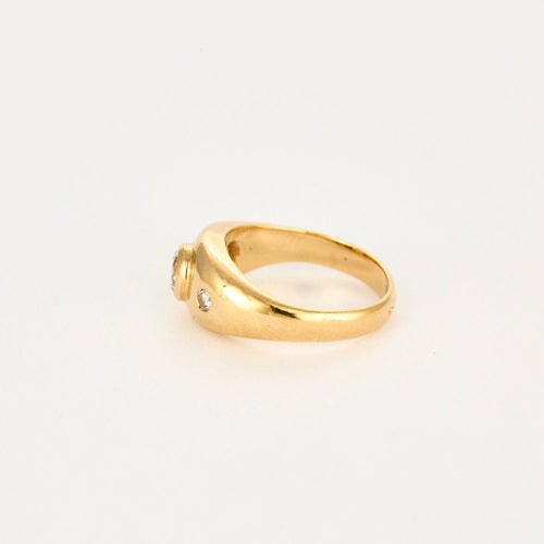 Bague 48.5 Bague or jaune diamant 58 Facettes