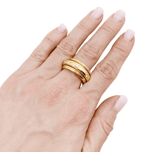 Bague 58 Bague Piaget "Possession" or jaune, diamants. 58 Facettes 34477