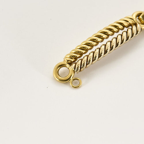 Bracelet Bracelet en or blanc et jaune 58 Facettes CHA5703