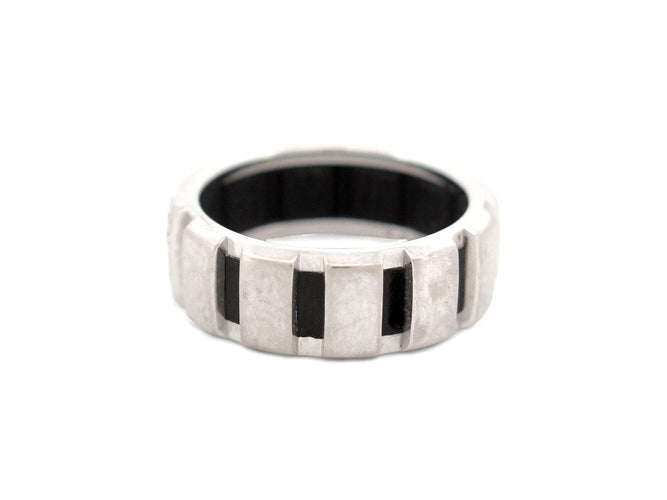 Bague 54 bague CHAUMET class one mm t54 or blanc 18k 7.6gr sertie 8 diamants 58 Facettes 269924