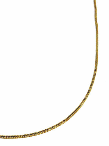 Collier Chaîne maille palmier en or jaune 18 carats 58 Facettes