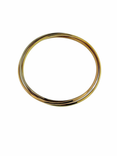 Bracelet CARTIER - Bracelet Trinity, or jaune, blanc et rose 58 Facettes