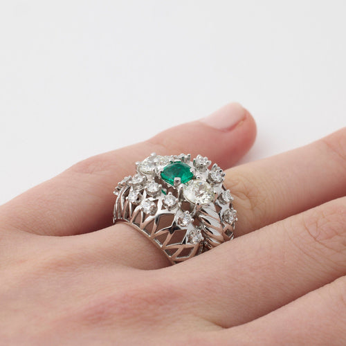 Bague 50 Bague Art déco 58 Facettes