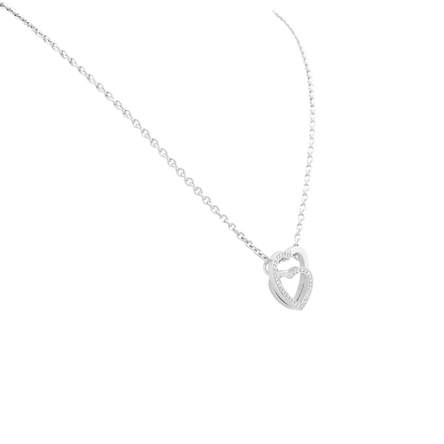 Collier Collier Cartier, "Coeurs", or blanc, diamants. 58 Facettes 34760