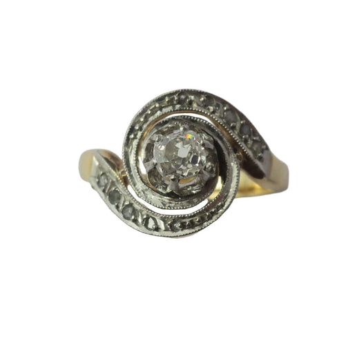 Bague 50 Bague Tourbillon diamants 58 Facettes