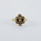 Bague 56.5 Bague Ancienne Fleur Diamants 58 Facettes