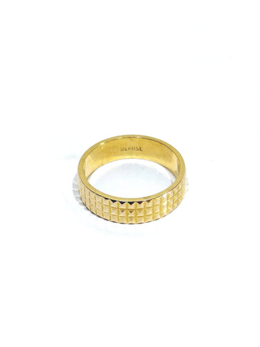 Bague 53.5 Alliance Femme En Or Rose Pointe de Diamant 58 Facettes