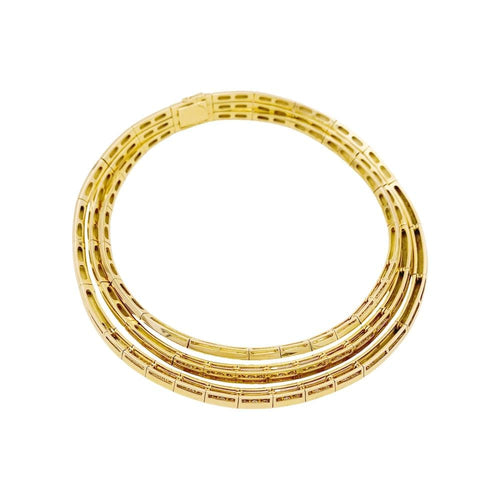 Collier Collier Van Cleef & Arpels, or jaune et diamants. 58 Facettes 34852