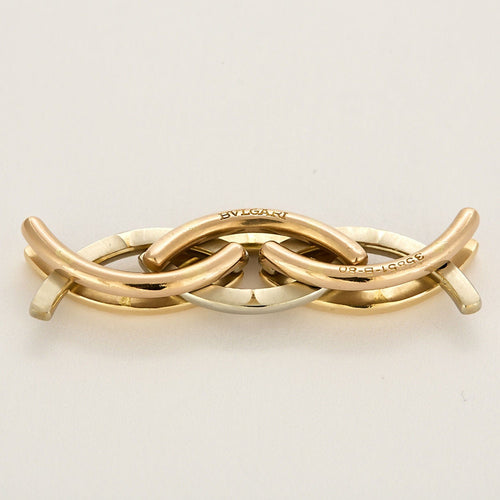 BULGARI - Bague trois ors articulées