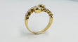 Bague 55.5 Bague contemporaine à griffes en or jaune et diamants 1,00 ct 58 Facettes Q386B
