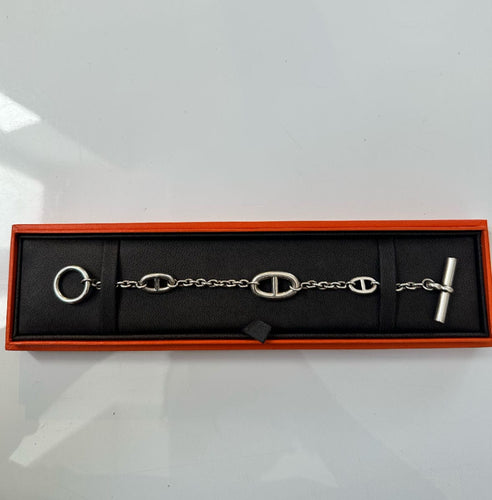 Bracelet HERMÈS - Bracelet Farandole en argent massif 58 Facettes