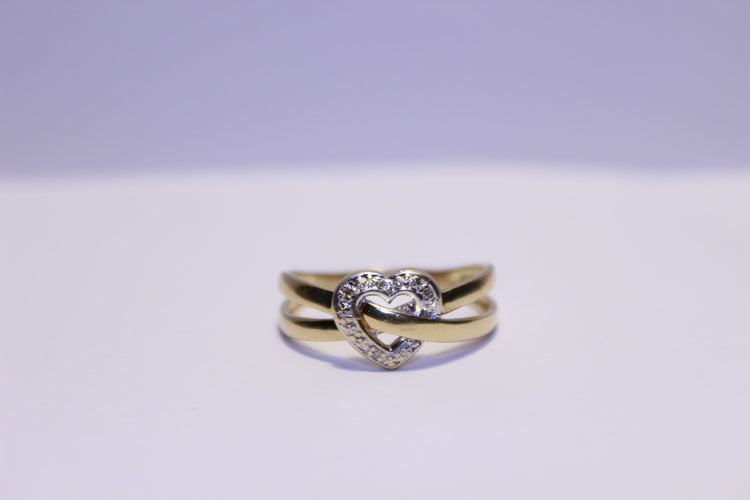 Bague 60 Bague Coeur Diamants 58 Facettes