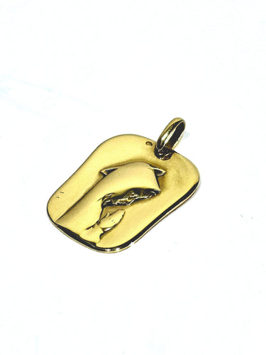 Augis - Médaille Vierge en or jaune 18 carats