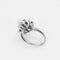 Bague en or blanc, platine, perle de culture blanche et diamants
