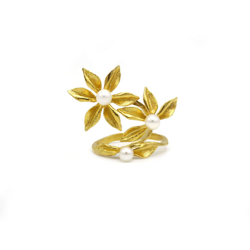 Bague 53 Bague - Or & Perles 58 Facettes 230267R