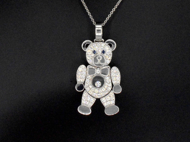Pendentif Chopard - Pendentif Happy Diamonds Teddy Bear en or jaune 18k et diamants 58 Facettes 4142