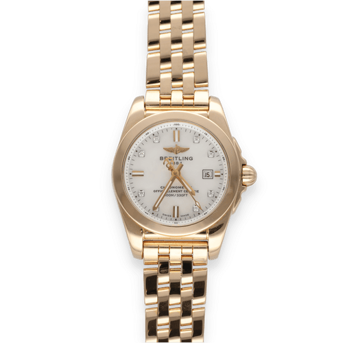 Montre Montre Breitling Galactic Dame - Or rose 18 carats - Quartz - 29 mm - 2019 - Ensemble complet 58 Facettes FB10217