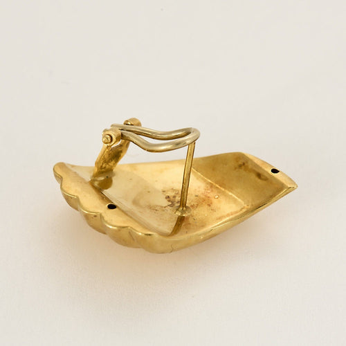 Boucles d'oreilles Boucles d'oreilles " Palmette "en Or jaune 58 Facettes CAR1864