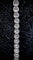 Bracelet rivière or blanc serti de 54 brillants de 0,10 carat chacun