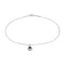 Collier Collier Pendentif Or blanc Saphir, Diamant 58 Facettes 4878497CN