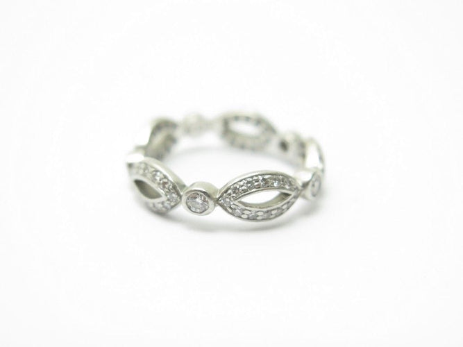 Bague 50 bague TIFFANY & CO t 50 en platine & 65 diamants platinium 58 Facettes 224720