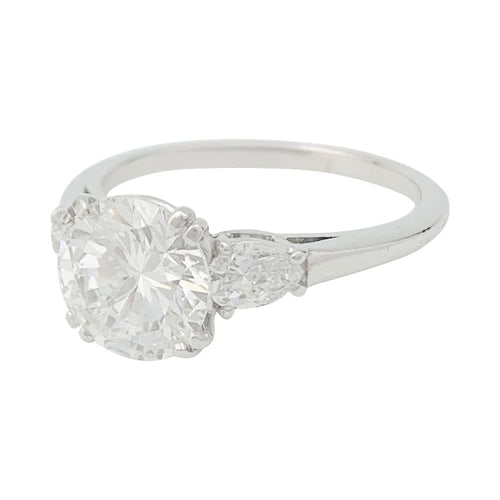 Bague 53 Bague diamant 2 carats, platine. 58 Facettes 31592