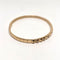Bracelet Bracelet jonc ouvrant or rose et petits diamants 58 Facettes