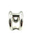 Bague HERMES - bague collection osmose, argent GM 58 Facettes