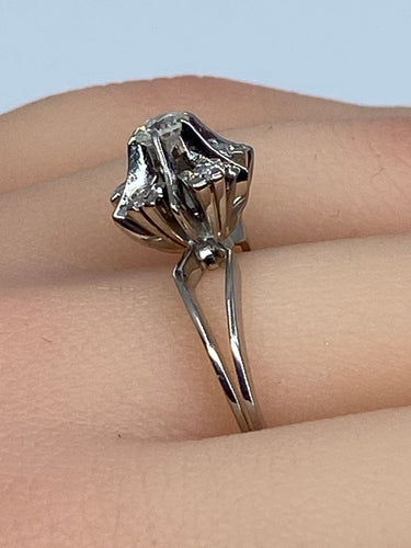 Bague Margueritte en Or blanc & Diamants