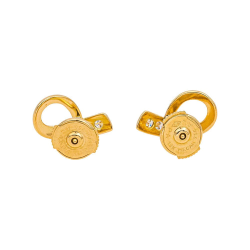 Boucles d'oreilles Boucles d'oreilles Puces Or jaune Diamant 58 Facettes 4890808CN