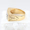 Bague vintage en or jaune, platine et diamants taille ancienne