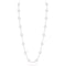 Collier Sautoir Van Cleef et Arpels Alhambra or blanc 750 et nacre 58 Facettes 1225
