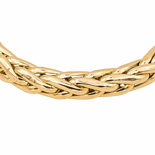 Bracelet Maille palmier Or jaune