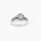 Bague 54 Solitaire or blanc platine diamants 58 Facettes LP936/BET