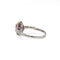 Bague 52 Bague marguerite platine diamants et rubis 58 Facettes 1305