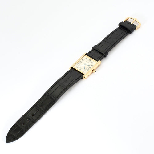Montre CARTIER- Montre Tank Louis or Jaune 58 Facettes