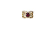 Bague 52.5 Bague Volutes or jaune, rubis et diamants 58 Facettes