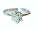 Bague 54 Bague contemporaine en or et diamants 58 Facettes Q121B(738)