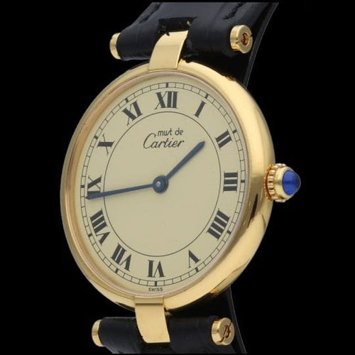 Montre Cartier Montre Must De Cartier Vermeil 58 Facettes MT44348