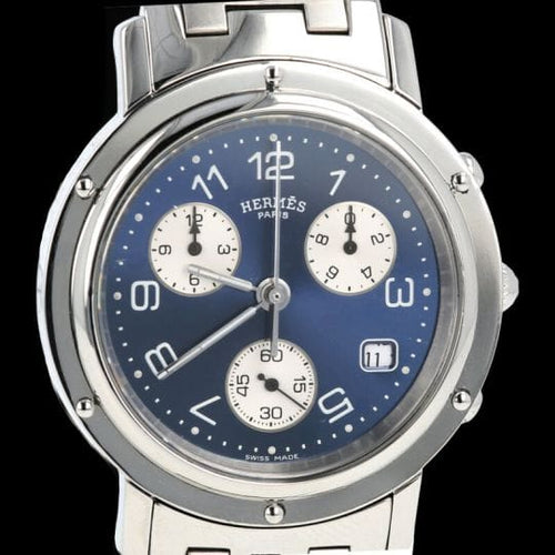 Montre Hermes Montre Clipper Chronograph 58 Facettes MT44630