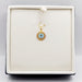 Pendentif AUGIS - Pendentif médaille d'amour or jaune  - L'Élégante Bleue ciel 58 Facettes J10798X000