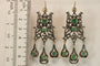 Boucles d'oreilles Boucles d'oreilles catalanes anciennes en or, diamants et émeraudes 58 Facettes 7686