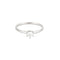 Bague Solitaire en or blanc et diamant