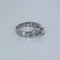 Bague Bague Solitaire Or blanc Diamants 58 Facettes