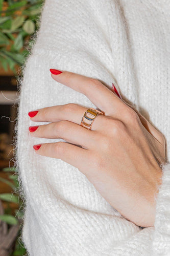 Bague 55 Damiani Bague  Or rose, Or blanc Diamant 58 Facettes 2582394CN