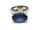 Bague 55 CARTIER. Collection "Tankissimo", bague or blanc et calécdoine 58 Facettes