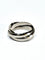 Bague 51 Cartier - Bague Trinity en or gris 58 Facettes