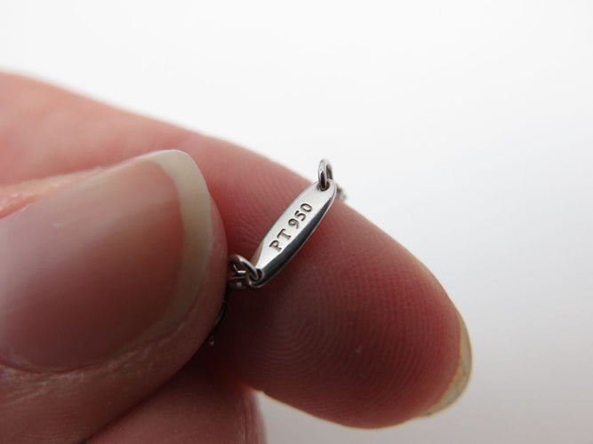 Collier collier TIFFANY & CO pendentif larme en platine 3gr tdrop 58 Facettes 271717